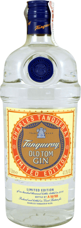 65,95 € Бесплатная доставка | Джин Tanqueray Old Tom Объединенное Королевство бутылка 1 L