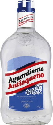 21,95 € Envio grátis | Aguardente Orujo Aguardiente Antioqueño Sin azúcar Colômbia Garrafa 1 L