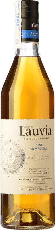 41,95 € Envio grátis | Armagnac Lauvia França 70 cl