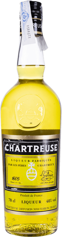 47,95 € 送料無料 | リキュール Chartreuse Jaune (Groc Amarillo) フランス ボトル 70 cl