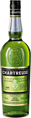 48,95 € Envio grátis | Licores Chartreuse Verd França Garrafa 70 cl