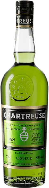 34,95 € Kostenloser Versand | Liköre Chartreuse Verd Frankreich Flasche 70 cl