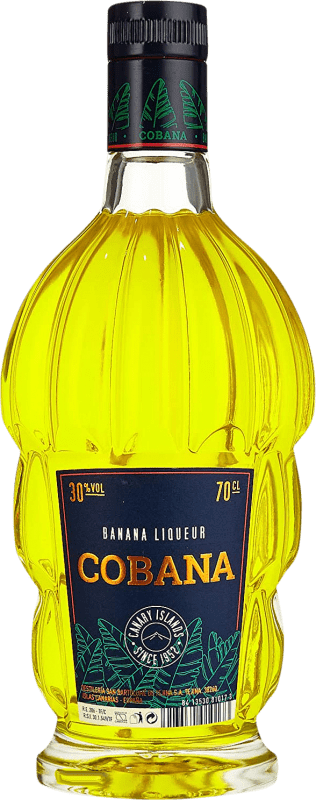 18,95 € Envio grátis | Schnapp Cobana. Licor de Banana Espanha Garrafa 70 cl