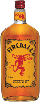 17,95 € Free Shipping | Spirits Fireball Red Hot Canada Bottle 70 cl