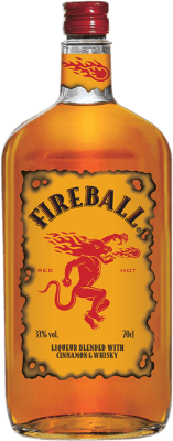 17,95 € 免费送货 | 利口酒 Fireball Red Hot 加拿大 瓶子 70 cl