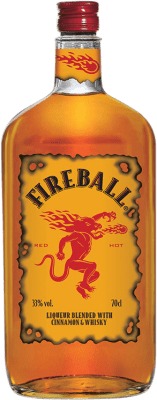 17,95 € Envoi gratuit | Liqueurs Fireball Red Hot Canada Bouteille 70 cl