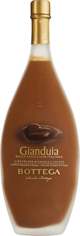 15,95 € Kostenloser Versand | Cremelikör Bottega Gianduia Italien Medium Flasche 50 cl