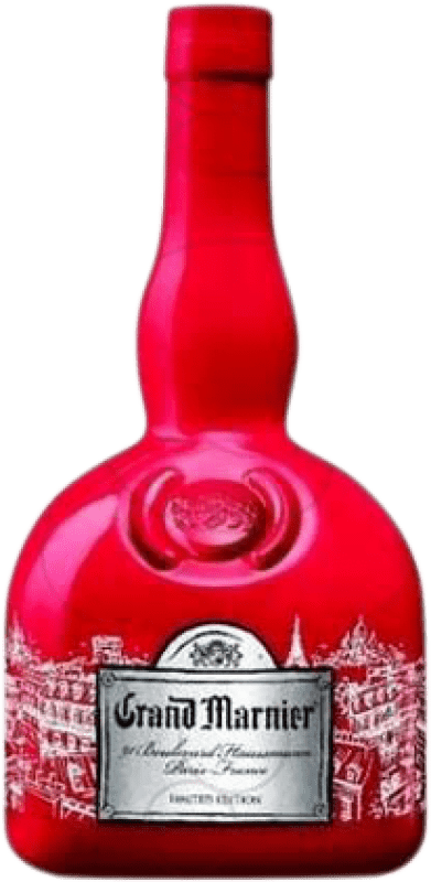 25,95 € 免费送货 | 君度橙酒 Triple sec Grand Marnier París 91 Boulevard Rouge — 红, 限量版 法国 70 cl