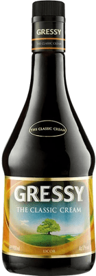 12,95 € Envio grátis | Licor Creme Gressy Original Irlanda Garrafa 70 cl