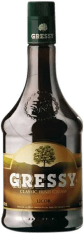 12,95 € Envio grátis | Licor Creme Gressy Original Irlanda Garrafa 1 L