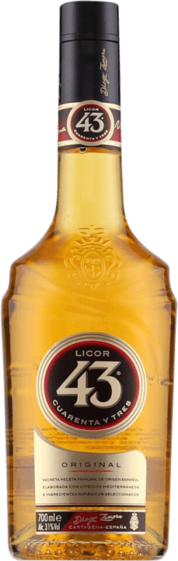 19,95 € Kostenloser Versand | Liköre Licor 43 Cuarenta y Tres Spanien Flasche 70 cl