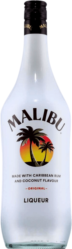 18,95 € Envío gratis | Licores Malibu Barbados 1 L Coconut — Coco, Rum — Ron