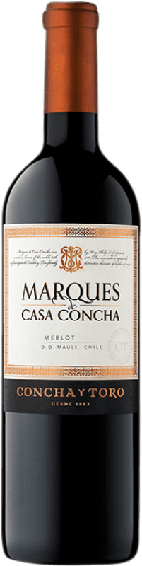 25,95 € Kostenloser Versand | Rotwein Concha y Toro Marqués de Casa Concha I.G. Valle del Maipo Maipotal Chile Merlot, Malbec Flasche 75 cl