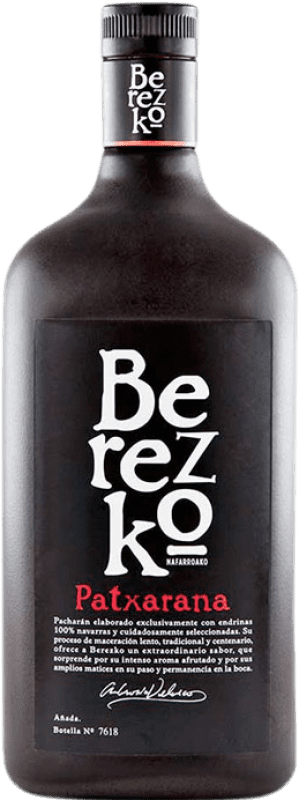 19,95 € Free Shipping | Pacharán Berezko Premium Spain Bottle 1 L