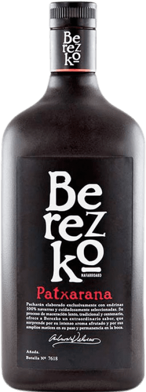 21,95 € Free Shipping | Pacharán Berezko Premium Spain Missile Bottle 1 L