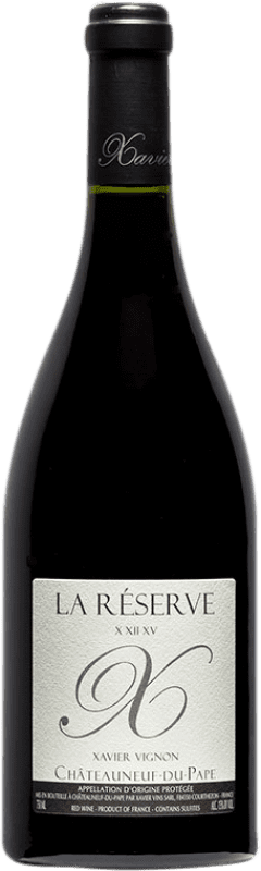 75,95 € Envoi gratuit | Vin rouge Xavier Vignon La Réserve X XII XV NV Réserve A.O.C. Châteauneuf-du-Pape Provence France Grenache, Mourvèdre, Cinsault, Counoise Bouteille 75 cl