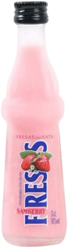 15,95 € Kostenloser Versand | Sahnelikör Samberry. Fresas con Nata Spanien Flasche 70 cl