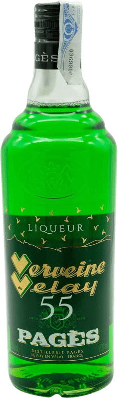 28,95 € Envío gratis | Licores Pagès Verveine Velay 55º Verde Francia 70 cl