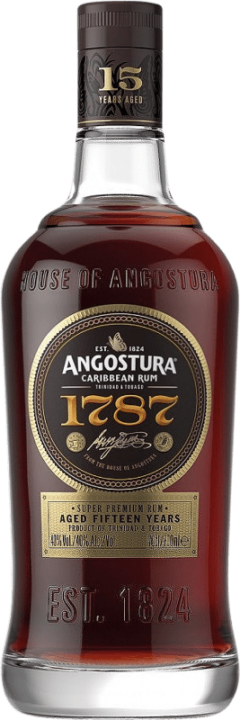 105,95 € 送料無料 | ラム Angostura 1787 Extra Añejo トリニダード・トバゴ ボトル 70 cl