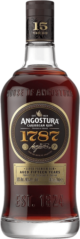 105,95 € Envío gratis | Ron Angostura 1787 XA Extra Añejo Trinidad y Tobago 70 cl