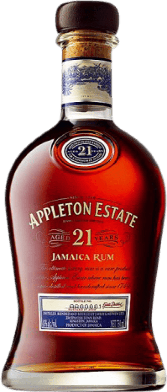 151,95 € 送料無料 | ラム Appleton Estate ジャマイカ 21 年 ボトル 70 cl