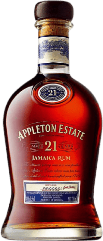 157,95 € Envío gratis | Ron Appleton Estate Jamaica 21 Años Botella 70 cl