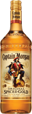 94,95 € Envio grátis | Rum Captain Morgan Spiced Añejo Jamaica Garrafa Jéroboam-Duplo Magnum 3 L