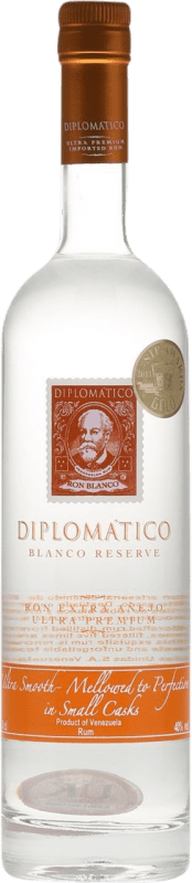 27,95 € Free Shipping | Rum Diplomático Blanco — White Reserve — Aged Venezuela 70 cl
