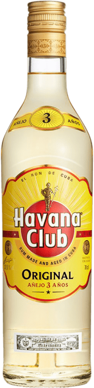 17,95 € Envío gratis | Ron Havana Club Dorado Cuba 3 Años Botella 70 cl