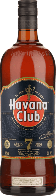 154,95 € 免费送货 | 朗姆酒 Havana Club 古巴 7 岁 瓶子 Jéroboam-双Magnum 3 L