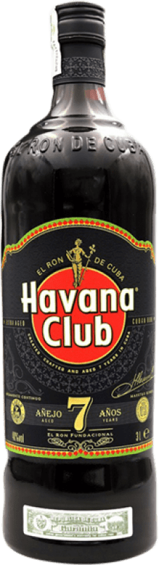 147,95 € Free Shipping | Rum Havana Club Cuba 7 Years Jéroboam Bottle-Double Magnum 3 L