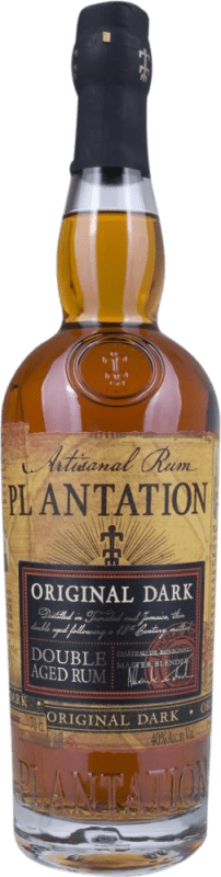21,95 € Envío gratis | Ron Plantation Rum Original Dark Extra Añejo Trinidad y Tobago Botella 70 cl