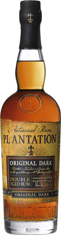 21,95 € Envío gratis | Ron Plantation Rum Original Dark Extra Añejo Trinidad y Tobago Botella 70 cl