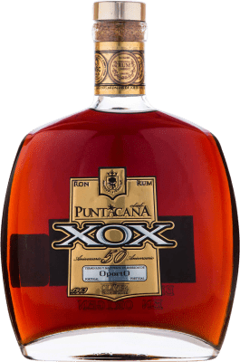 46,95 € 免费送货 | 朗姆酒 Puntacana X.O.X. Extra Old 50 Aniversario Extra Añejo 多明尼加共和国 瓶子 70 cl