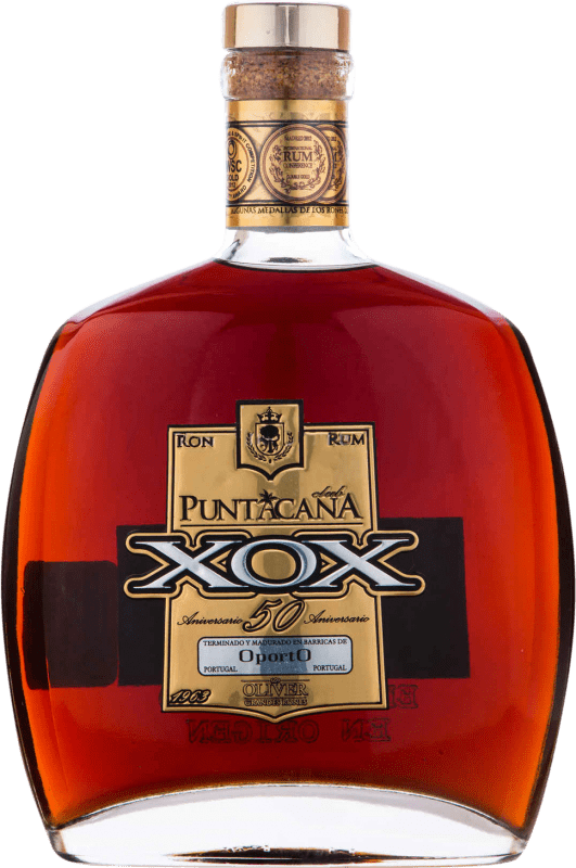 48,95 € Envoi gratuit | Rhum Puntacana X.O.X. Extra Old 50 Aniversario Extra Añejo République Dominicaine Bouteille 70 cl