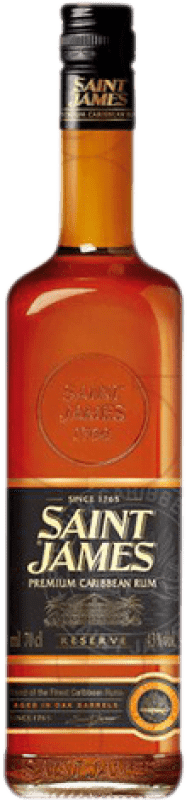 17,95 € 免费送货 | 朗姆酒 Plantations Saint James 预订 马提尼克 瓶子 70 cl