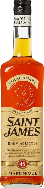 17,95 € Бесплатная доставка | Ром Plantations Saint James Royal Ambré Añejo Мартиника бутылка 70 cl