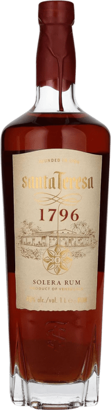 66,95 € Spedizione Gratuita | Rum Santa Teresa 1796 XA Extra Añejo — Extra Invecchiato Venezuela 1 L