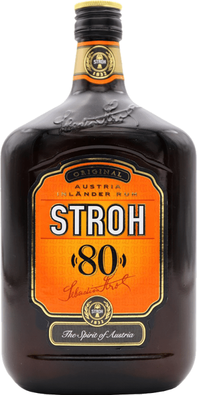 28,95 € Envío gratis | Ron Sebastian Stroh 80º Austria 70 cl