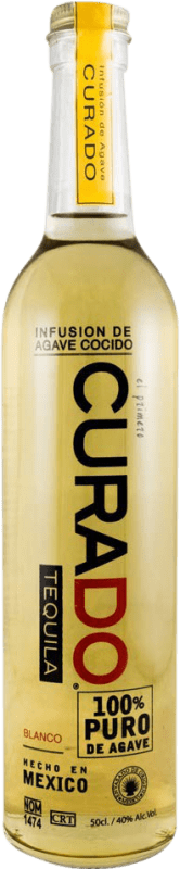 32,95 € Free Shipping | Tequila Ocho 8 Curado Blanco — White Mexico Medium Bottle 50 cl