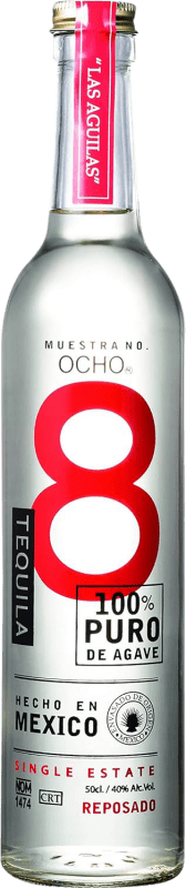 49,95 € Kostenloser Versand | Tequila Ocho 8 Reposado Mexiko Medium-Flasche 50 cl