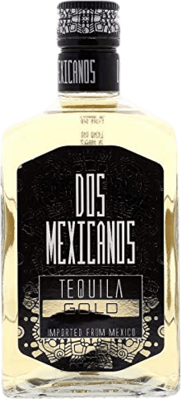 16,95 € Envio grátis | Tequila Dos Mexicanos Gold Reposado México Garrafa 70 cl