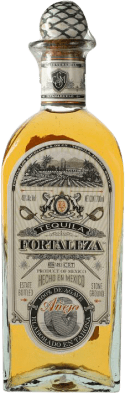 119,95 € 免费送货 | 龙舌兰 Fortaleza Añejo 墨西哥 瓶子 70 cl