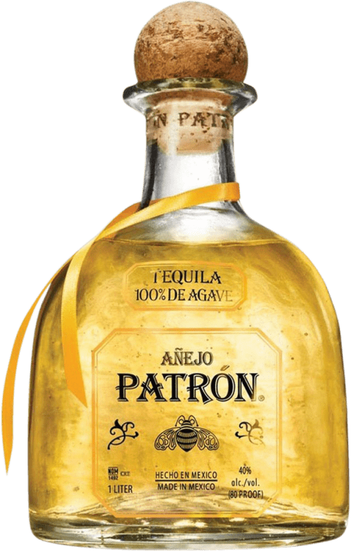 179,95 € Envoi gratuit | Tequila Patrón Añejo Vieux Mexique Bouteille Spéciale 1,75 L
