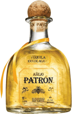 79,95 € Kostenloser Versand | Tequila Patrón Añejo Mexiko Flasche 1 L