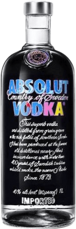 19,95 € Spedizione Gratuita | Vodka Absolut Andy Warhol Edition Svezia Bottiglia 70 cl