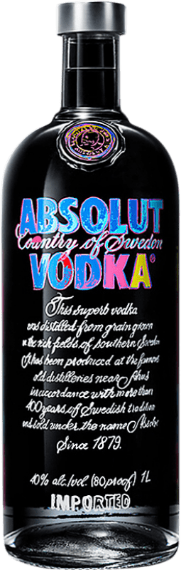 19,95 € 送料無料 | ウォッカ Absolut Andy Warhol Edition スウェーデン ボトル 70 cl