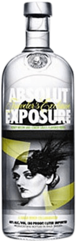 18,95 € Envío gratis | Vodka Absolut Exposure Suecia 1 L