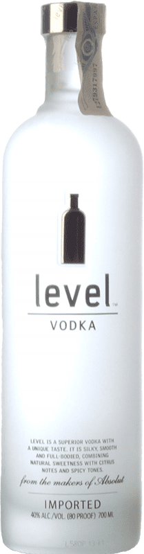 23,95 € Envío gratis | Vodka Absolut Level Suecia Botella 70 cl