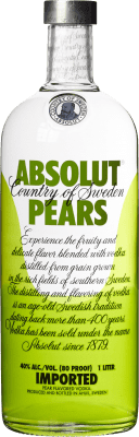 22,95 € 送料無料 | ウォッカ Absolut Pears スウェーデン ボトル 1 L